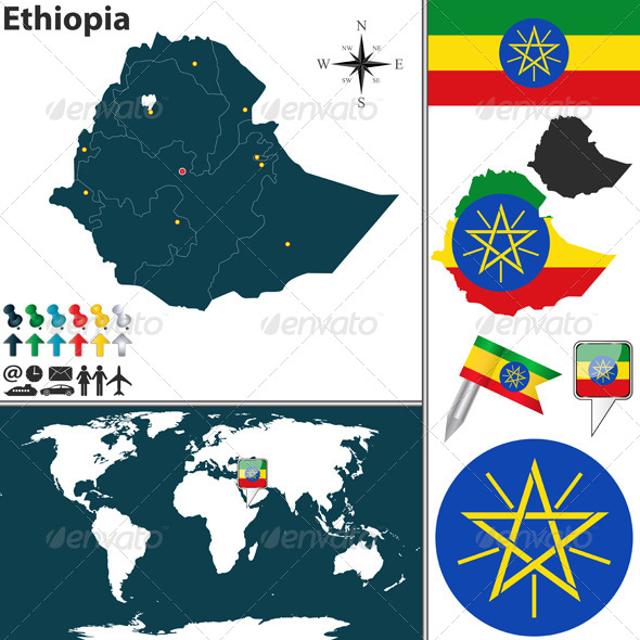 Map of Ethiopia (Travel)