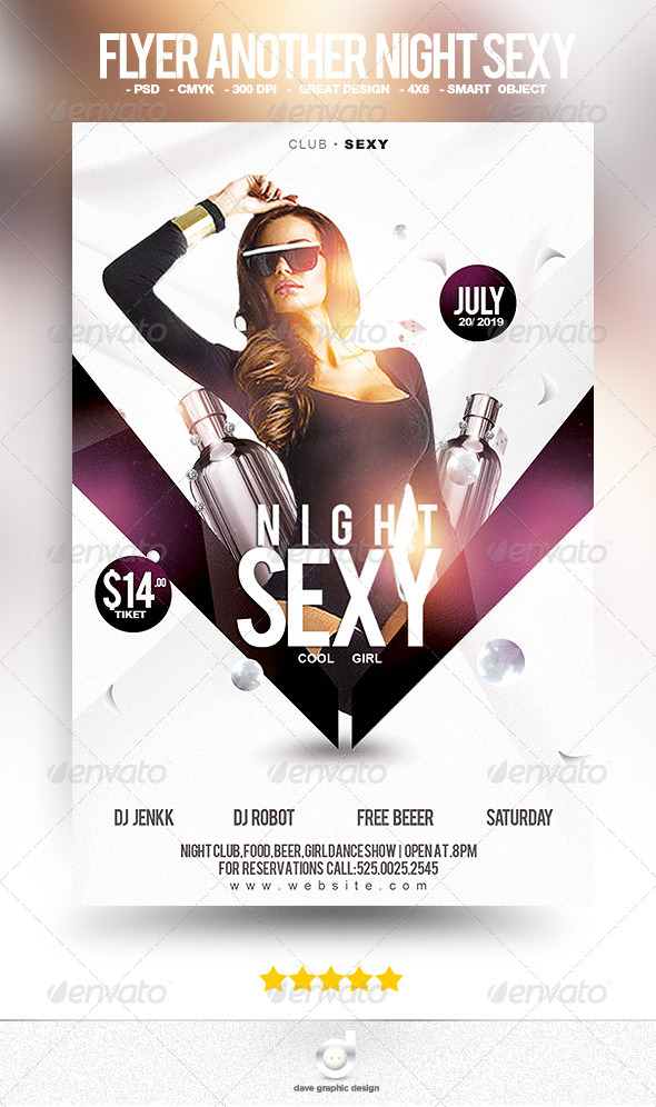 Flyer Another Night Sexy (Clubs & Parties)