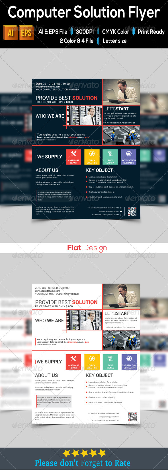 Computer Solution Flyer (Corporate)