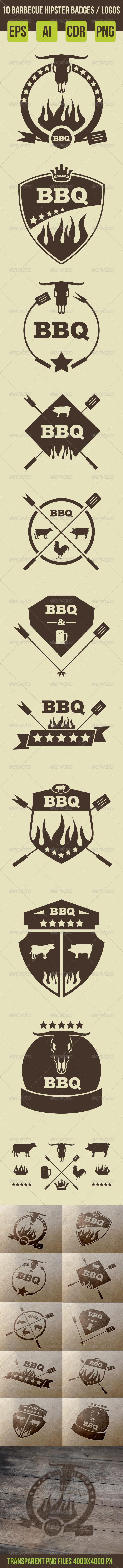 GraphicRiver 10 Barbeque Hipster Vector Emblems Vol.2 8063661 GraphicRiver 10 Barbeque Hipster Vector Emblems Vol.2 8063661