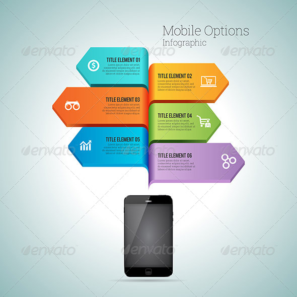 GraphicRiver Mobile Option Infographic 8064874 GraphicRiver Mobile Option Infographic 8064874