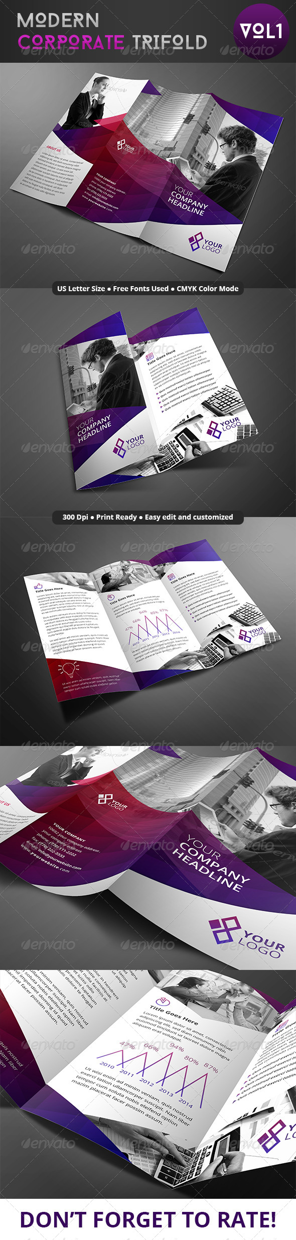 Modern Corporate Trifold Modern Corporate Trifold