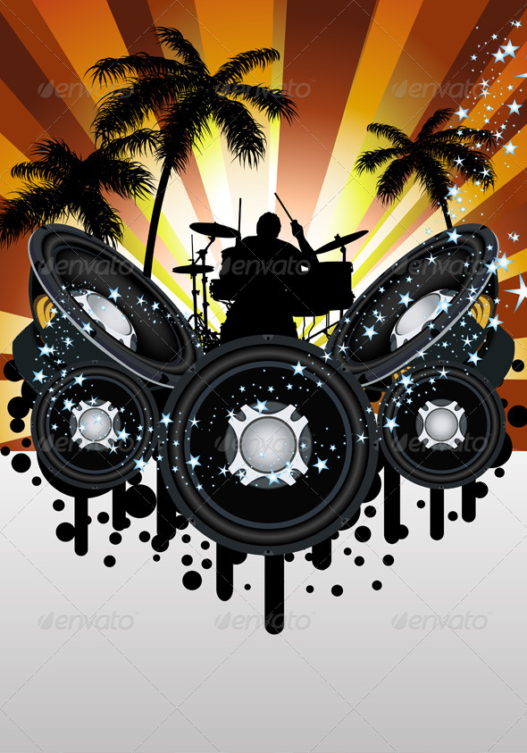 GraphicRiver Grunge music style 8041009 GraphicRiver Grunge music style 8041009