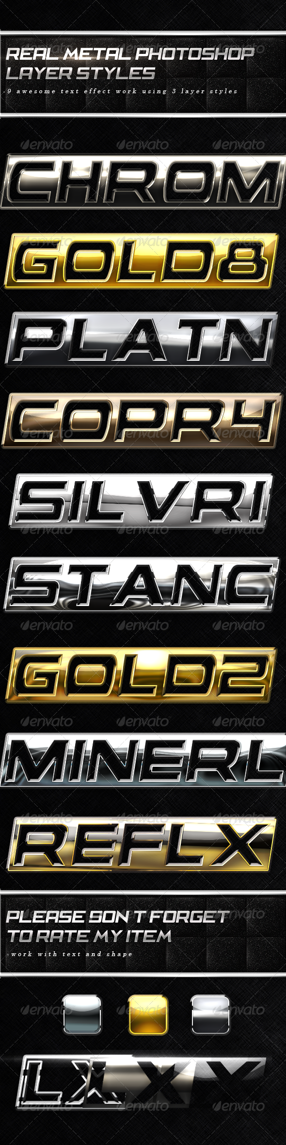 GraphicRiver Real Metal Photoshop Layer Styles 1 8070617 GraphicRiver Real Metal Photoshop Layer Styles 1 8070617