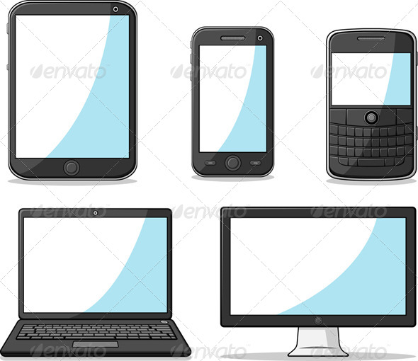 GraphicRiver Smart Phone Tablet Laptop and Computer 8071137 GraphicRiver Smart Phone Tablet Laptop and Computer 8071137