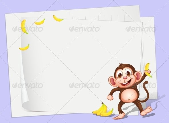 Empty Papers with a Monkey and Bananas Empty Papers with a Monkey and Bananas
