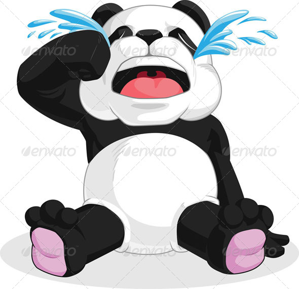 GraphicRiver Panda Crying 8071408 GraphicRiver Panda Crying 8071408