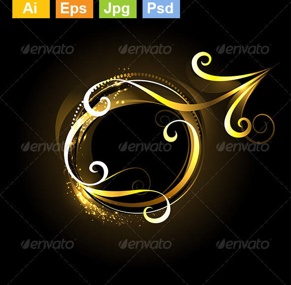 GraphicRiver Golden Symbol of Mars 8073874 GraphicRiver Golden Symbol of Mars 8073874