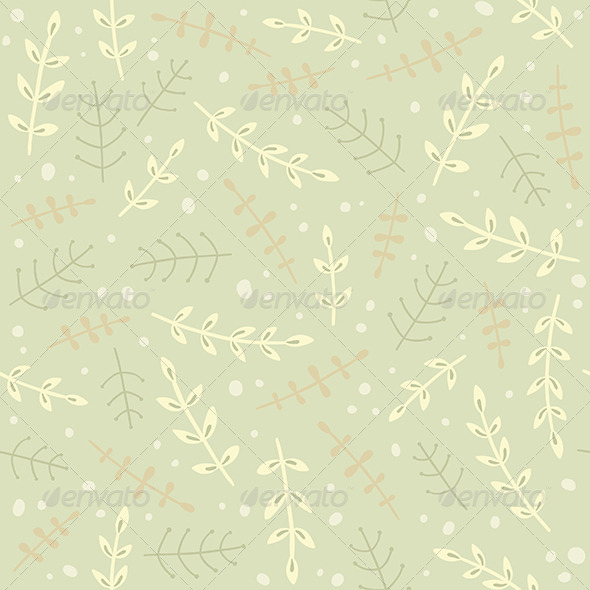 GraphicRiver Green Plant Pattern 8059830 GraphicRiver Green Plant Pattern 8059830