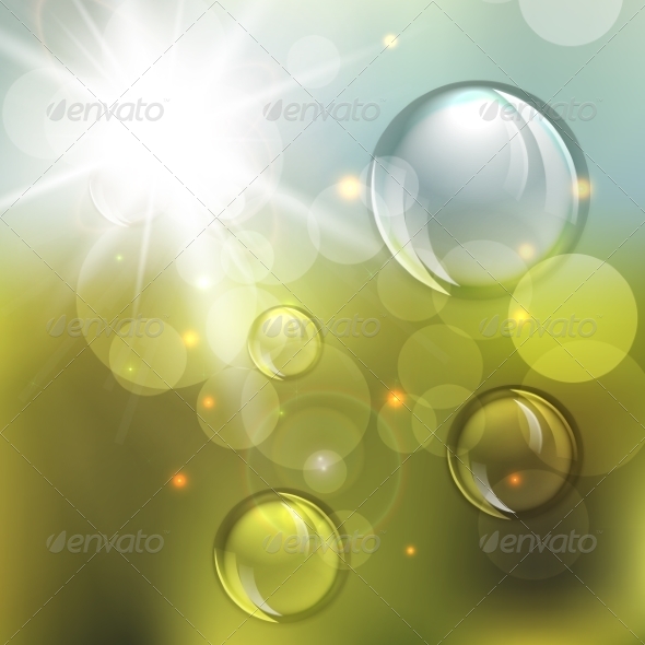 GraphicRiver Summer Abstract Background with Lights 8074464 GraphicRiver Summer Abstract Background with Lights 8074464