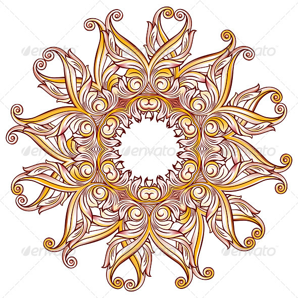 GraphicRiver Ornate Floral Pattern on White 8074726 GraphicRiver Ornate Floral Pattern on White 8074726