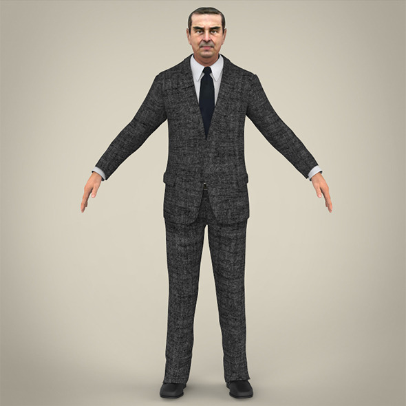 Realistic Business Man - 3DOcean Item for Sale