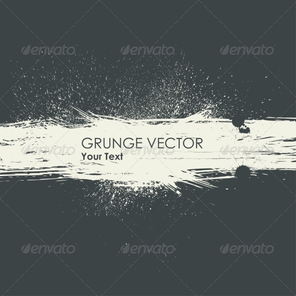 GraphicRiver Grunge Banner with Ink Splashes 8076219 GraphicRiver Grunge Banner with Ink Splashes 8076219