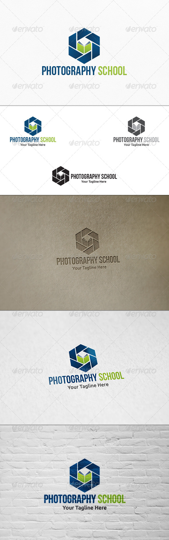 GraphicRiver Photography School Logo Template 8078208 GraphicRiver Photography School Logo Template 8078208