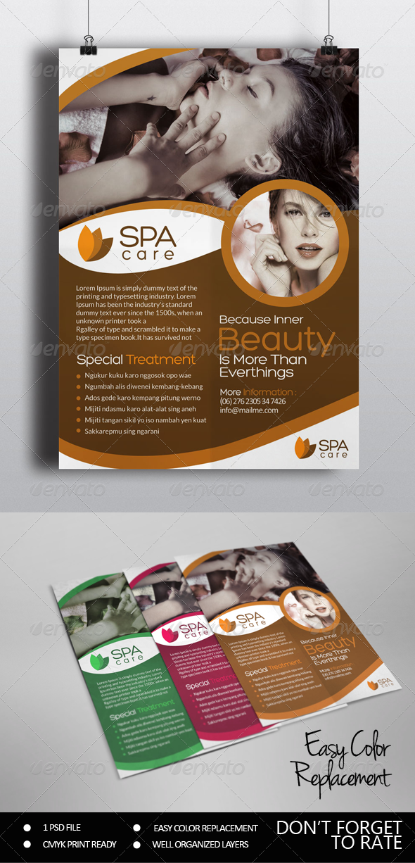 Beauty Care Spa Flyer Vol.2 (Commerce)