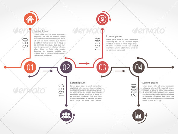 GraphicRiver Timeline Infographics Design Template 8079359 GraphicRiver Timeline Infographics Design Template 8079359