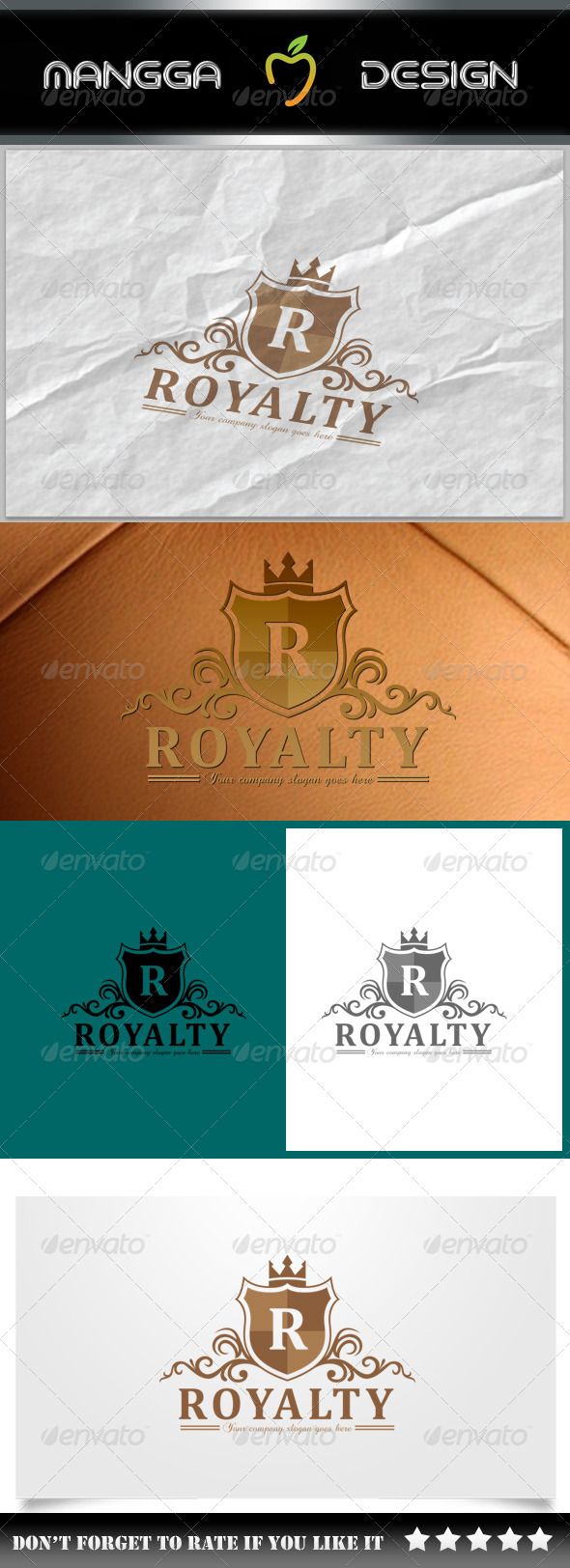Royalty Crest Logo Royalty Crest Logo