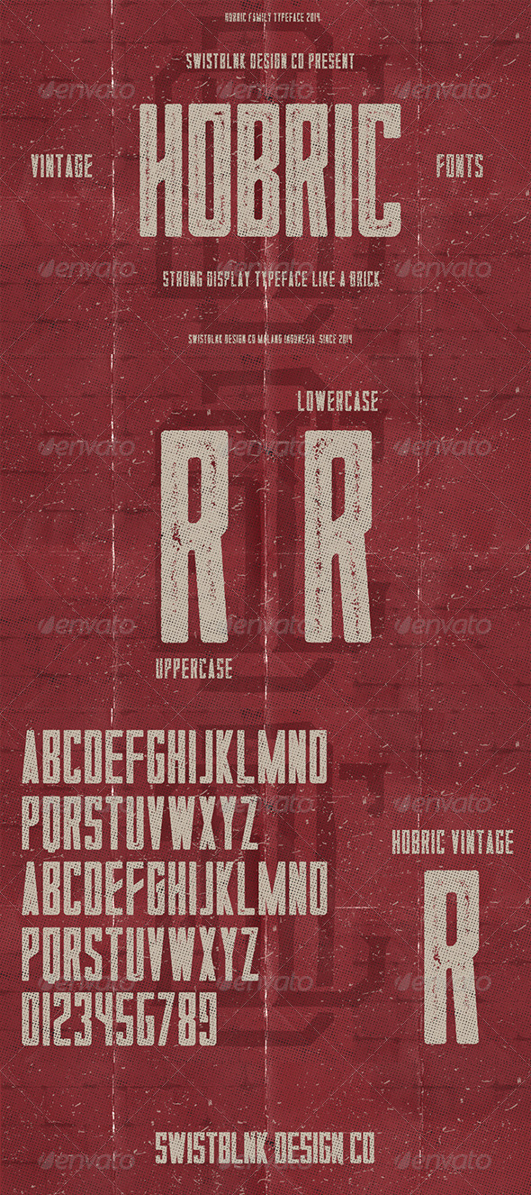 GraphicRiver Hobric Vintage 8079865 GraphicRiver Hobric Vintage 8079865
