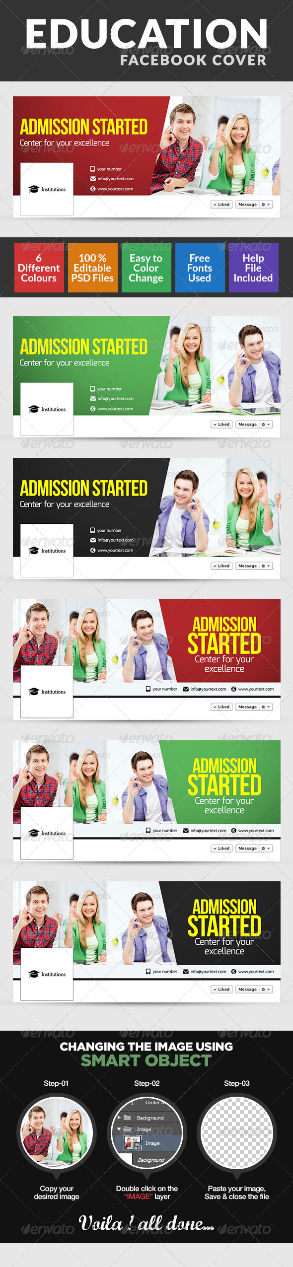 GraphicRiver Education & College Facebook Cover page 8081060 GraphicRiver Education & College Facebook Cover page 8081060