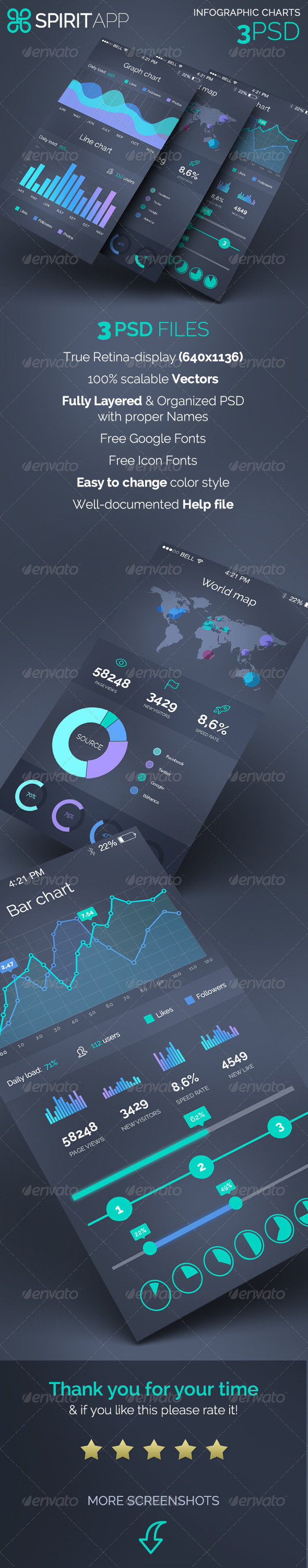 GraphicRiver SpiritApp Infographic Charts 8081263 GraphicRiver SpiritApp Infographic Charts 8081263