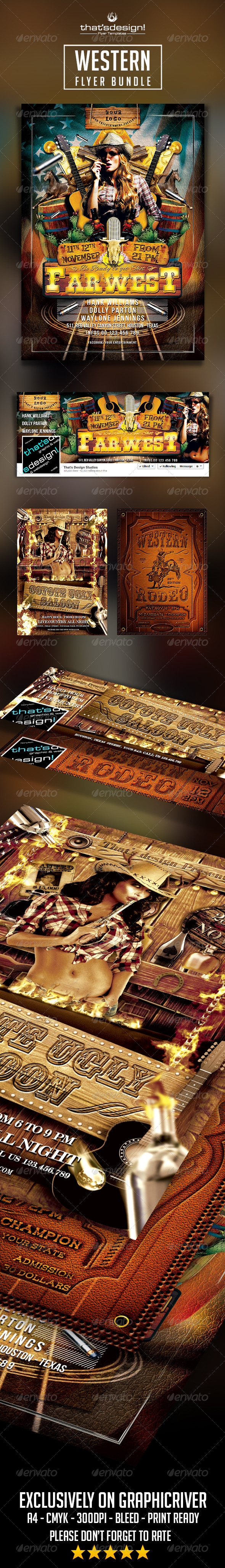Western Flyer Bundle - Events Flyers