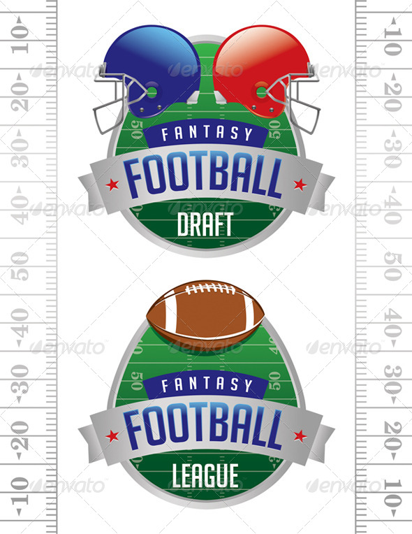GraphicRiver Vector American Fantasy Football Illustrations 8087730 GraphicRiver Vector American Fantasy Football Illustrations 8087730
