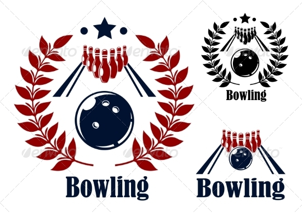 Bowling Emblem Bowling Emblem