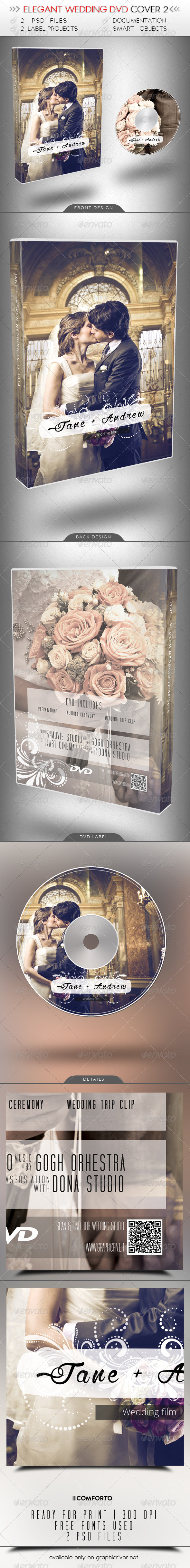 Elegant Wedding DVD Cover 2 Elegant Wedding DVD Cover 2