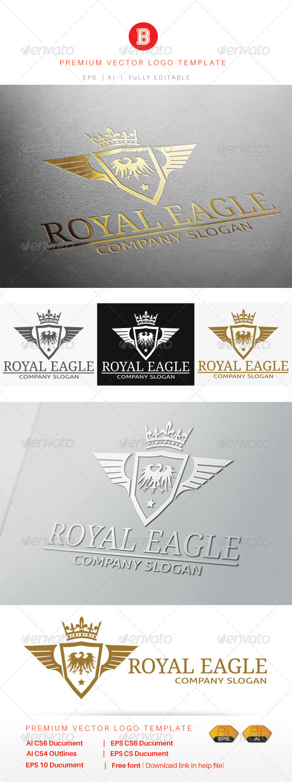 GraphicRiver Royal Eagle 8094365 GraphicRiver Royal Eagle 8094365