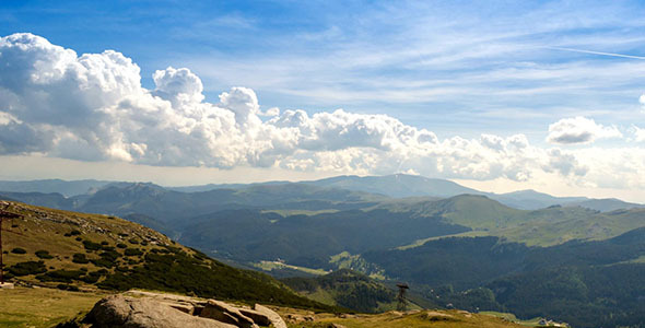 Bucegi Plateau View Over Padina Valley Bucegi Plateau View Over Padina Valley