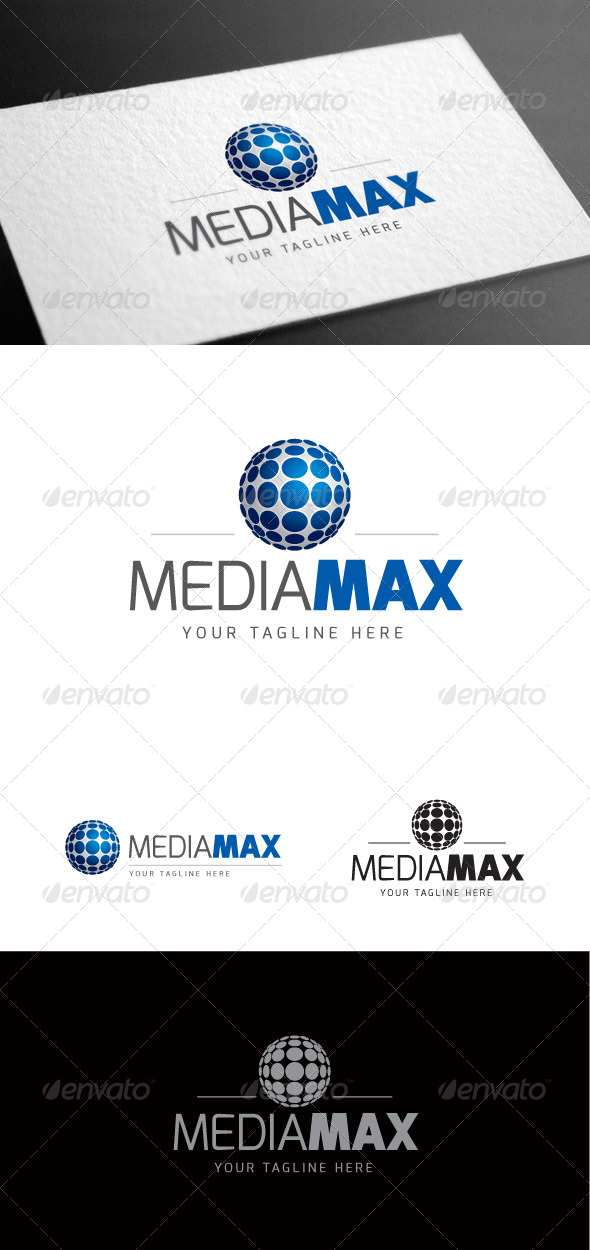 GraphicRiver Mediamax Logo Template 8100411 GraphicRiver Mediamax Logo Template 8100411