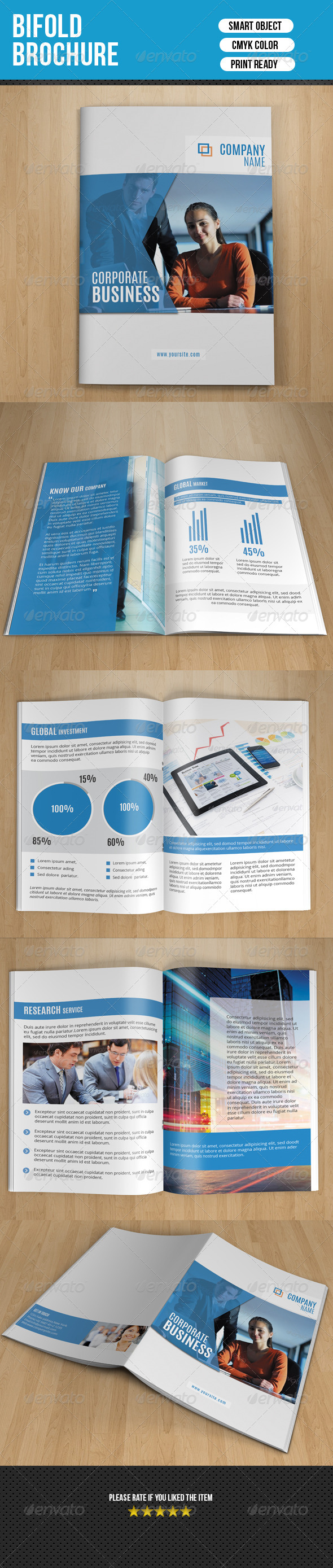 Fresh Business Bifold Brochure-V70 (Corporate)