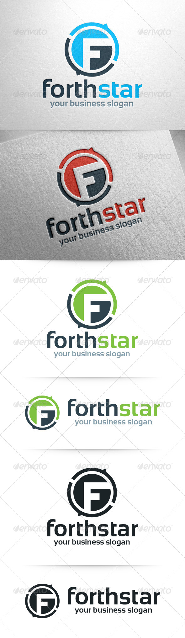 Forthstar Letter F Logo Template Forthstar Letter F Logo Template
