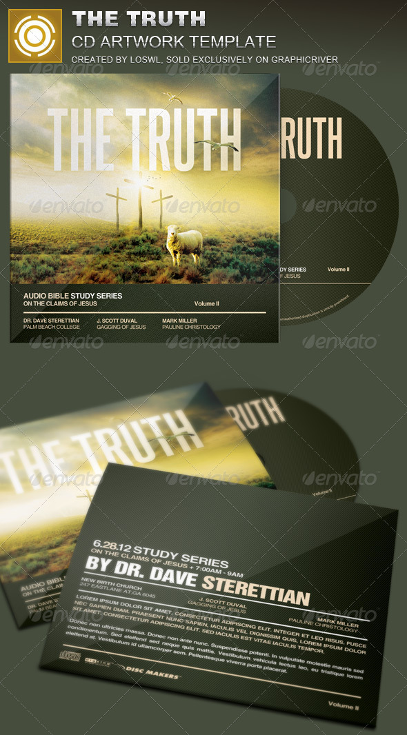 GraphicRiver The Truth CD Artwork Template 8102865 GraphicRiver The Truth CD Artwork Template 8102865
