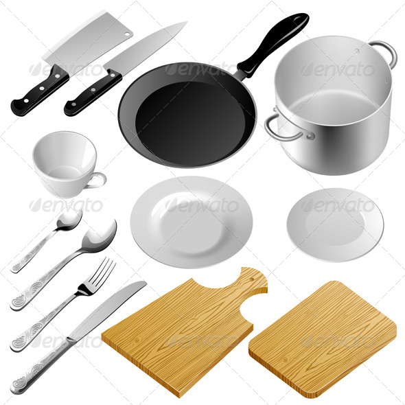 GraphicRiver Kitchen Tools 8102886 GraphicRiver Kitchen Tools 8102886