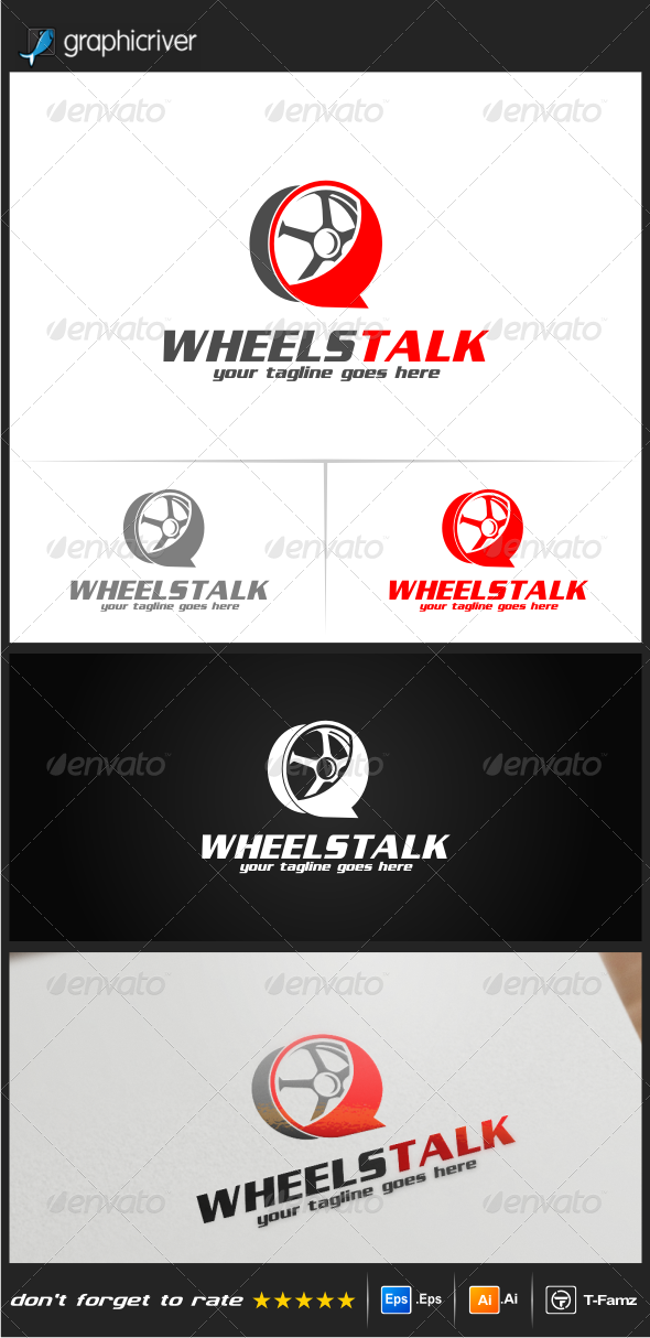 Wheels Talk Logo Templates Wheels Talk Logo Templates
