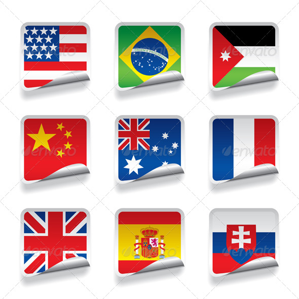 Sticker Flags