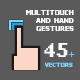 Pixelated MultiTouch and Hand Gestures Vectors Pixelated MultiTouch and Hand Gestures Vectors - GraphicRiver Item for Sale