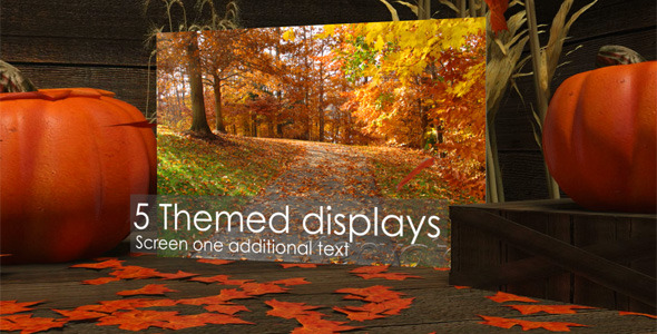 Autumn Themed Video Displays Autumn Themed Video Displays