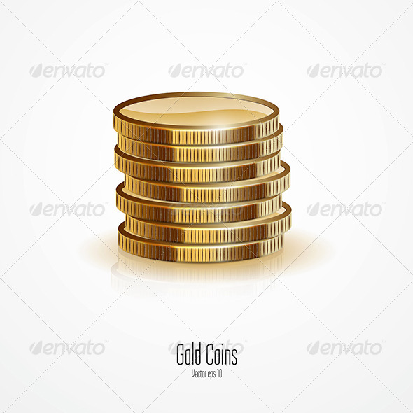 Gold Stacks of Coins Gold Stacks of Coins
