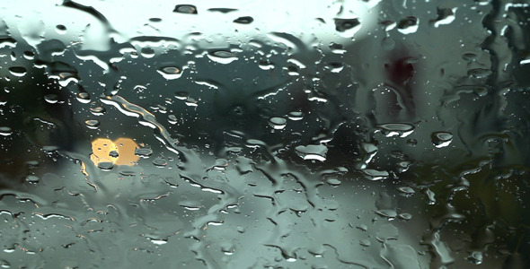 Rain Drops On Car Window Rain Drops On Car Window