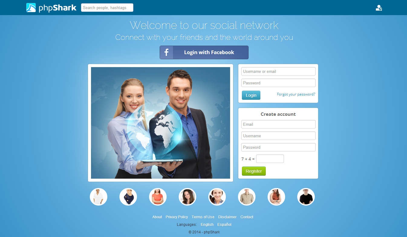 phpShark - Social Networking Platform
