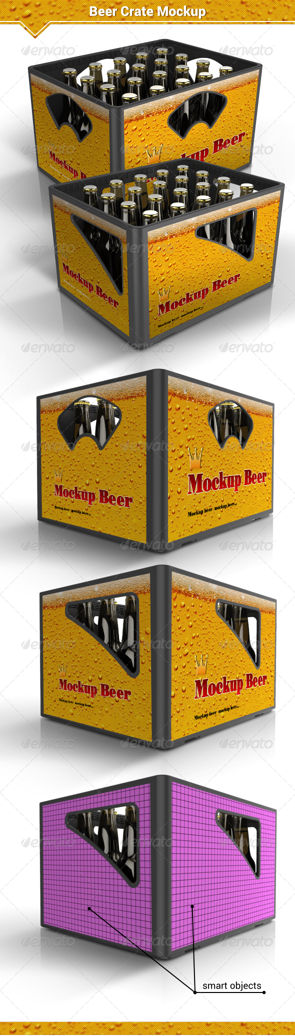 GraphicRiver Beer Crate Mockup 8109510 GraphicRiver Beer Crate Mockup 8109510
