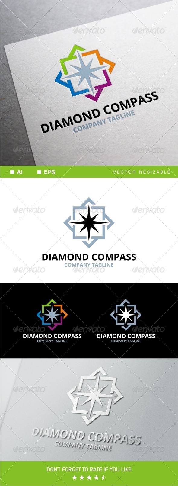 Diamond Compass Logo Diamond Compass Logo