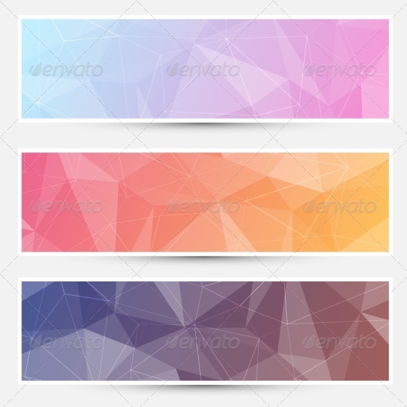 GraphicRiver Modern Crystal Structure Banners Web 8112415 GraphicRiver Modern Crystal Structure Banners Web 8112415