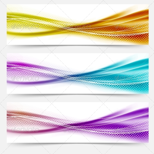 GraphicRiver Bright Abstract Wave Footers with Lines 8112967 GraphicRiver Bright Abstract Wave Footers with Lines 8112967