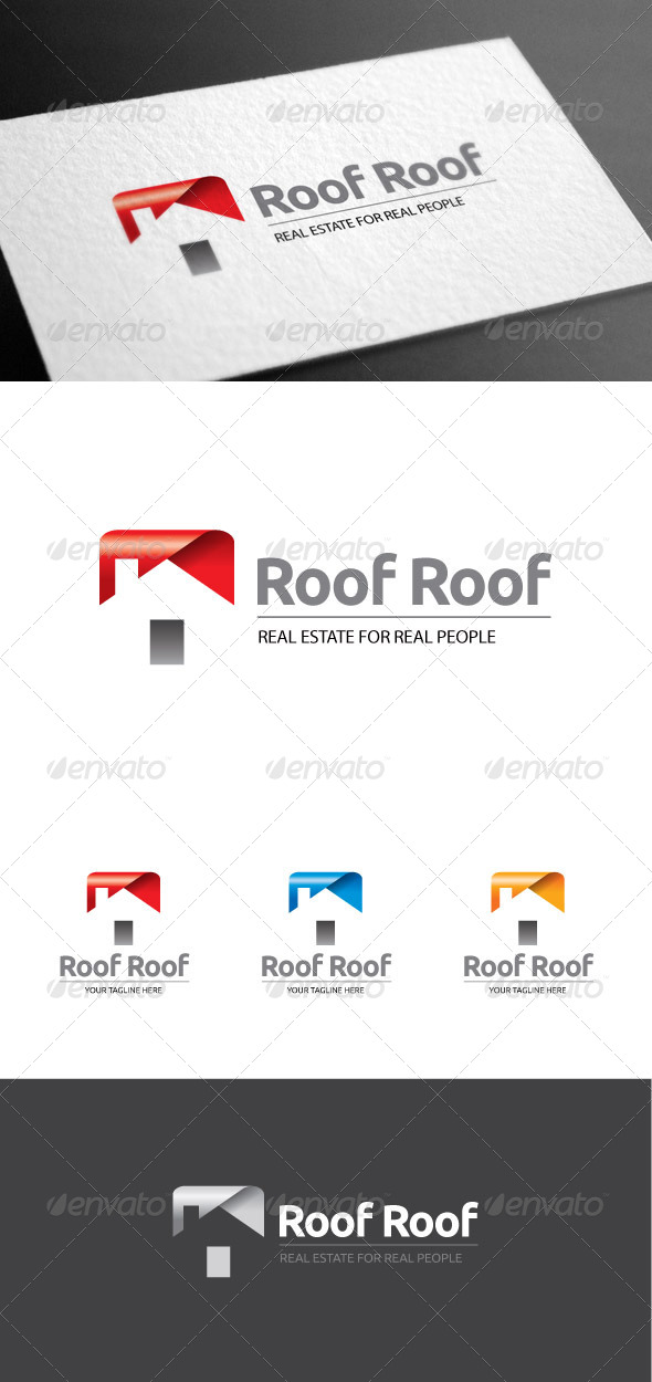 GraphicRiver Roofroof Real Estate Logo 8113579 GraphicRiver Roofroof Real Estate Logo 8113579