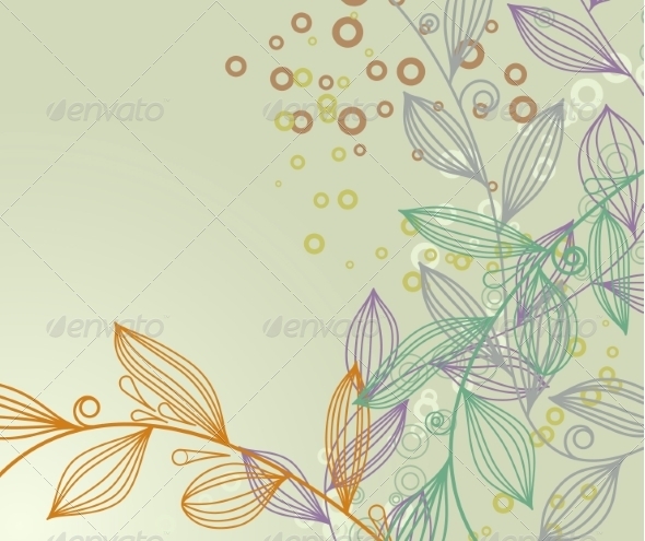 GraphicRiver Halftone vintage floral background 8113845 GraphicRiver Halftone vintage floral background 8113845