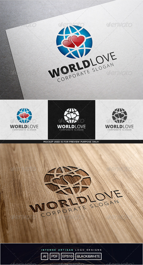 World Love Logo Template (Objects)