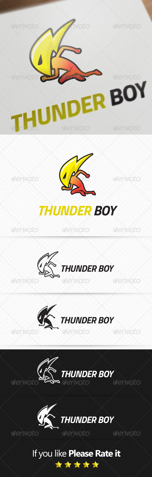 Thunder Logo Template (Symbols)